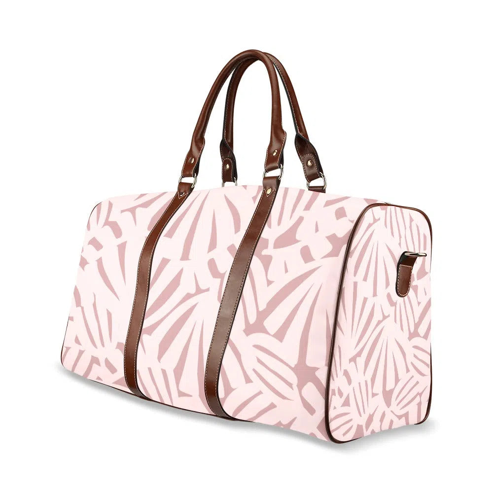 Floral Duffel Bag, Pink Petals