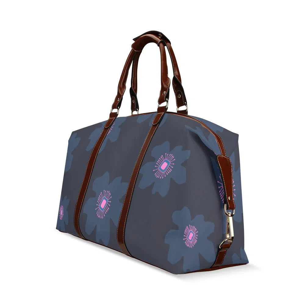 Floral Weekender Bag, Pink Hibiscus