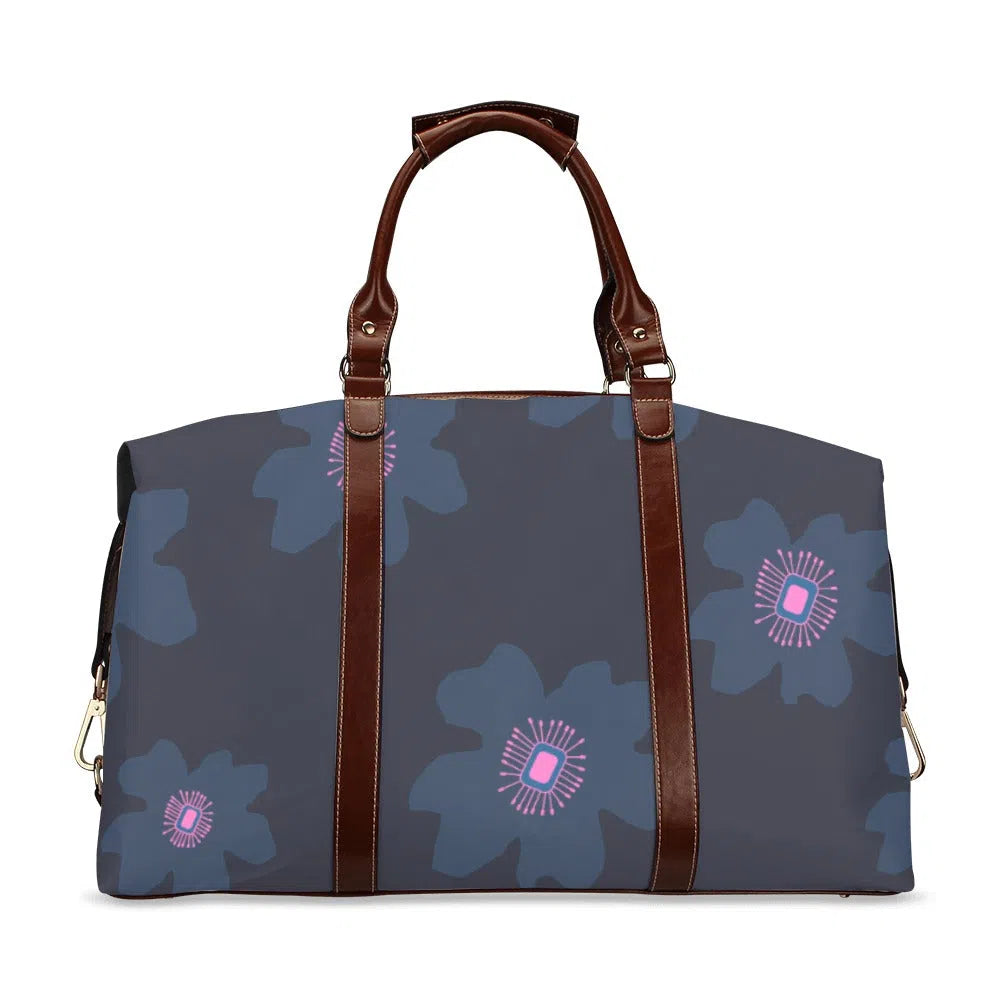 Floral Weekender Bag, Pink Hibiscus