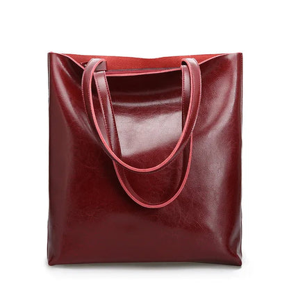 Genuine Leather Retro Shoulder Handbag