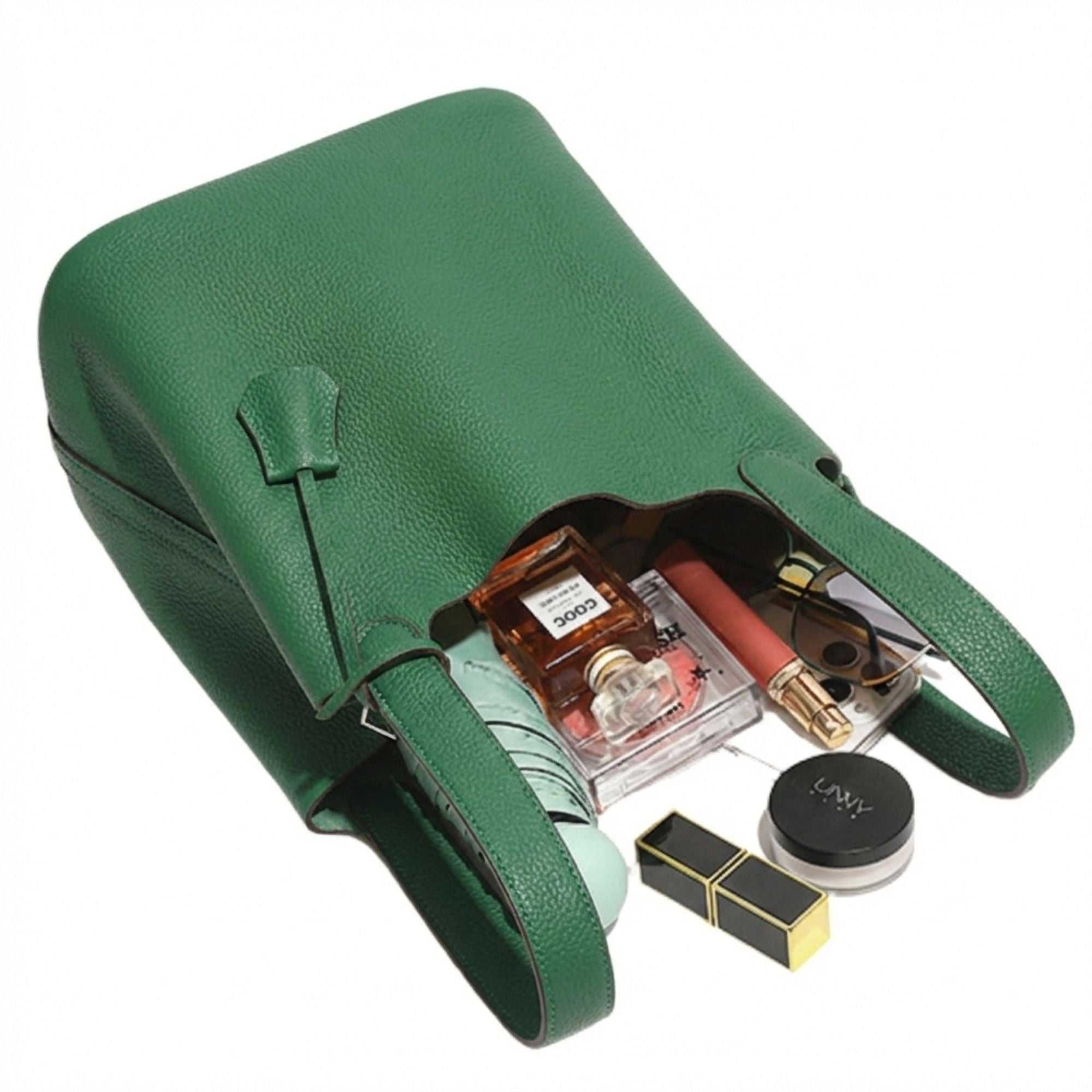 Greenwich Top Grain Leather Bucket Bag