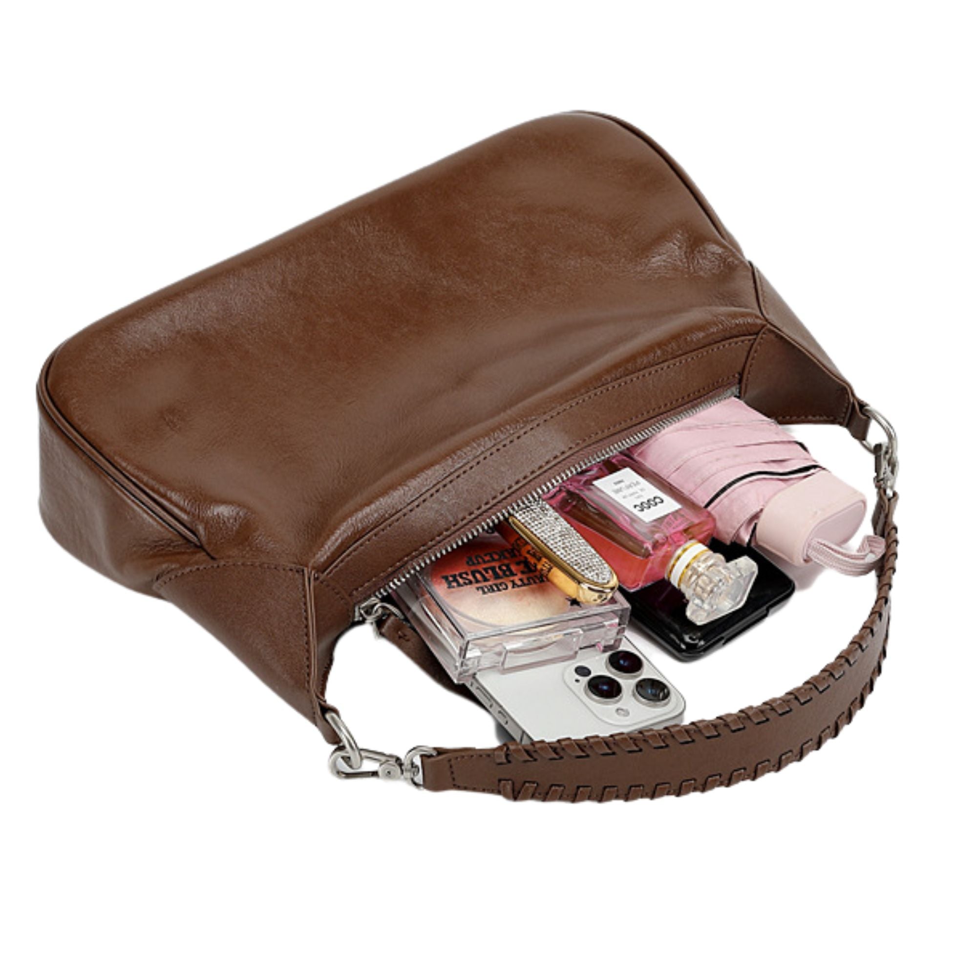 Hampton Vegetable Tanned Leather Hobo