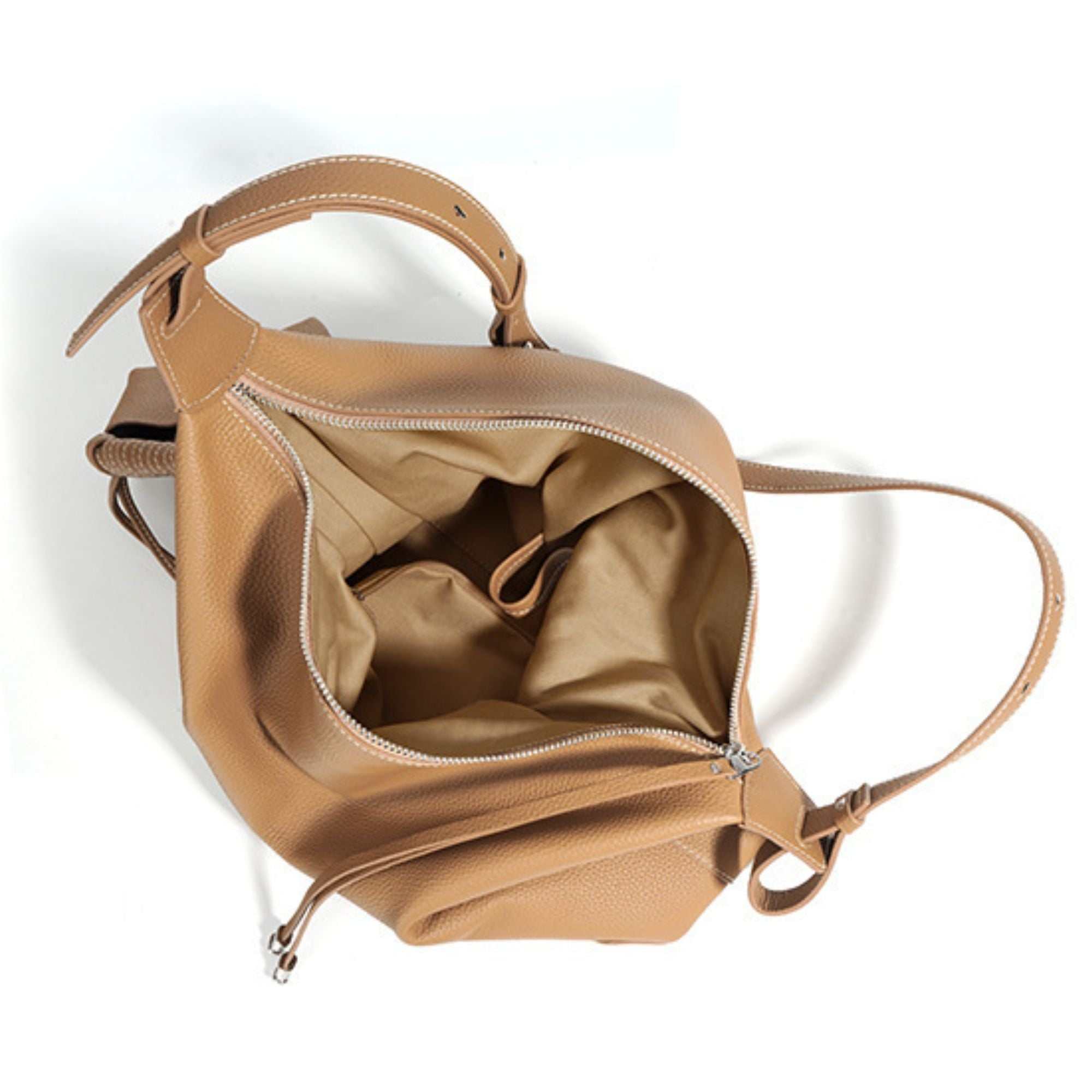 Henley Top Grain Leather Hobo