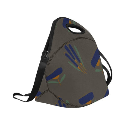 Insulated Lunch Bags for Women, Navy Lantana