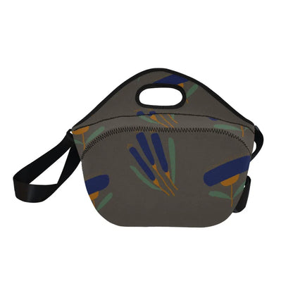 Insulated Lunch Bags for Women, Navy Lantana