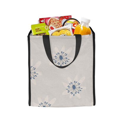 Insulated grocery shopping bags, Ecru Dandelion