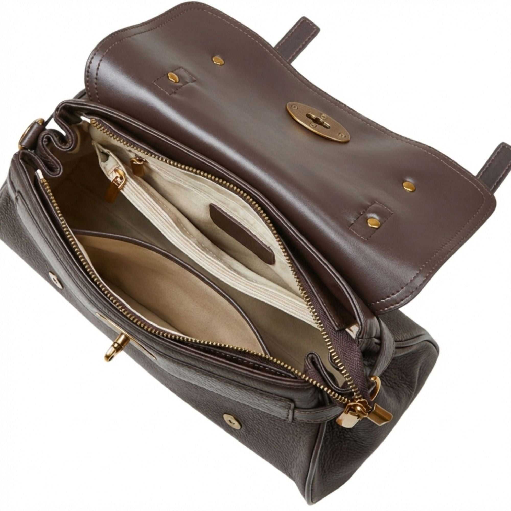 Langley Top Grain Leather Satchel