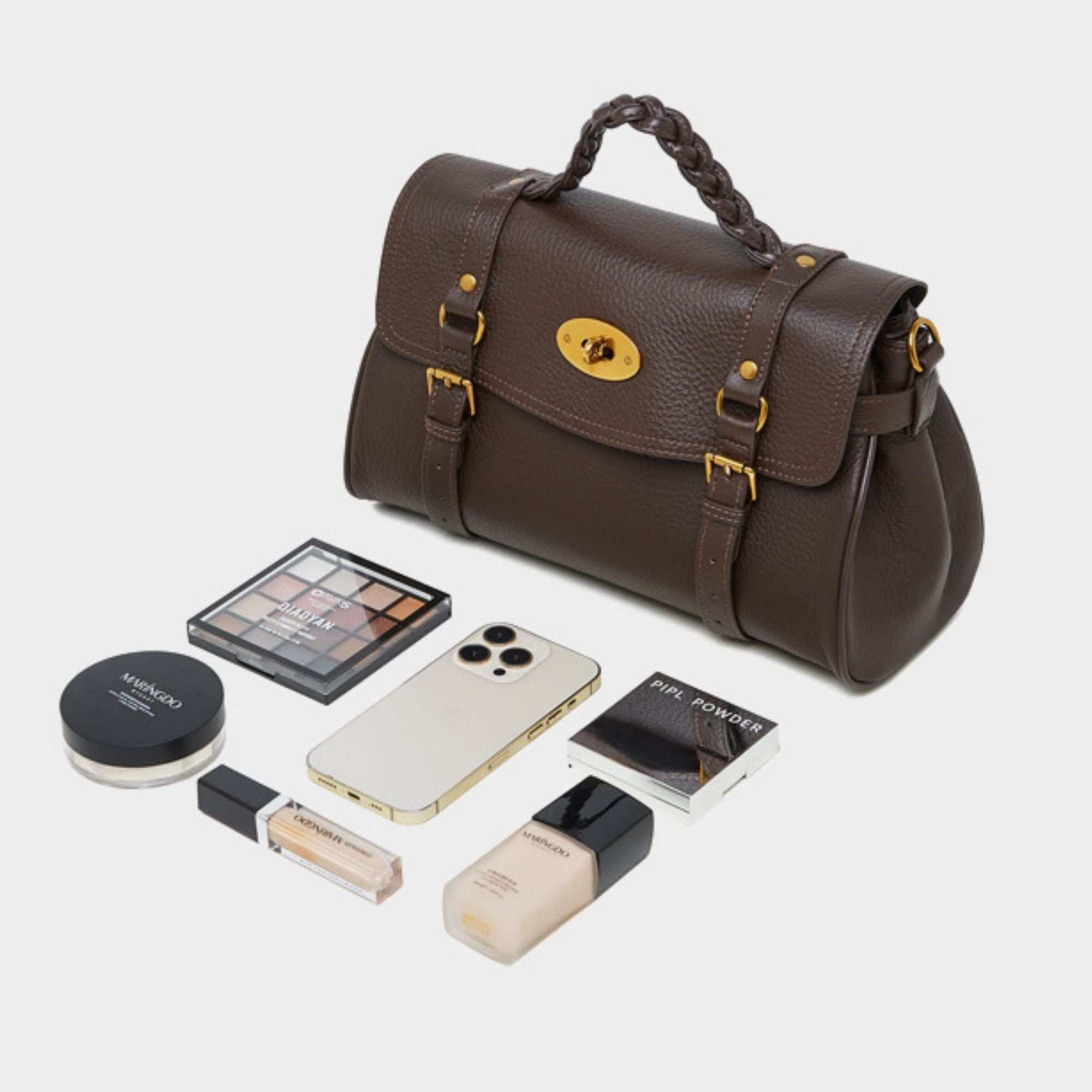 Langley Top Grain Leather Satchel