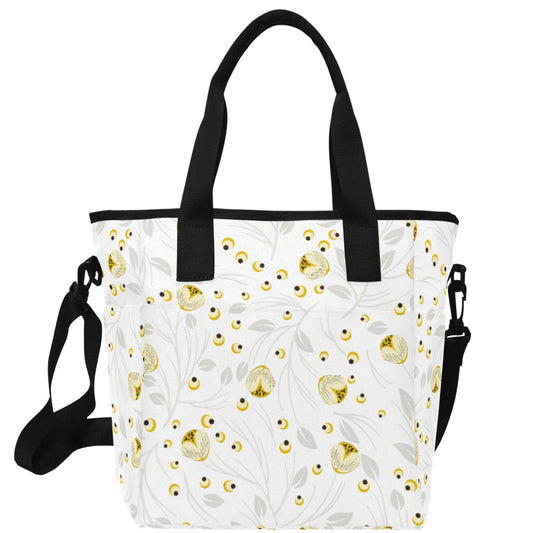 Large Lunch Tote, Daylily