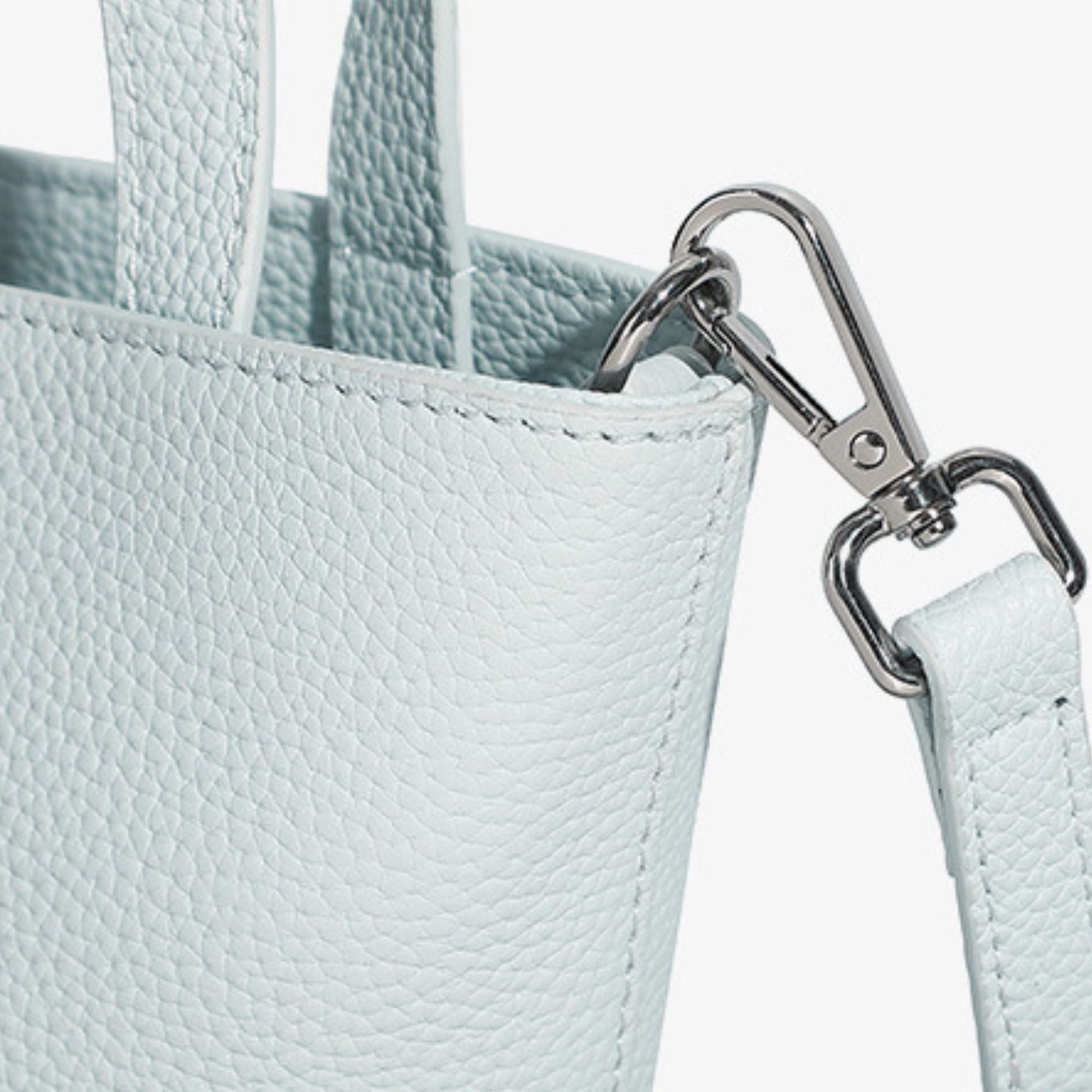 Lennox Leather Basket Tote