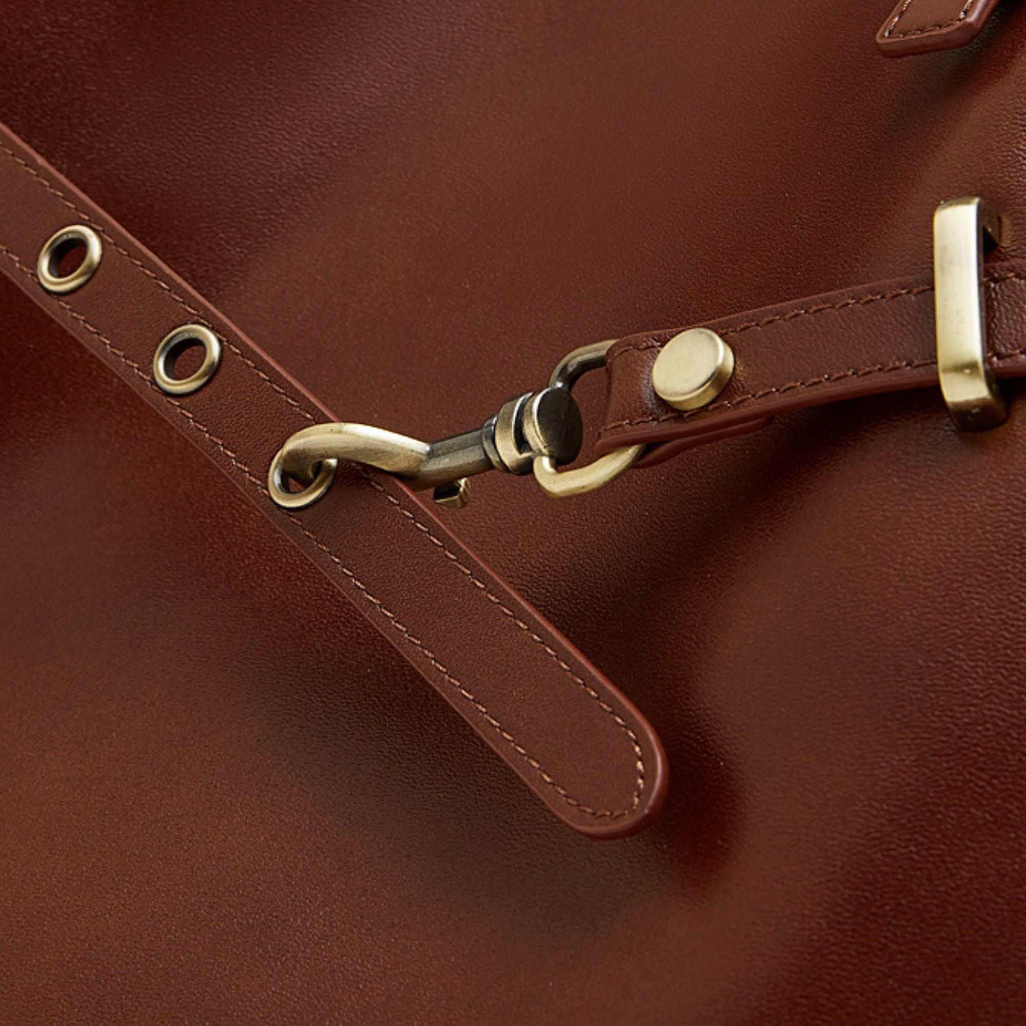 Lowell Large Vegetable-Tanned Leather Tote