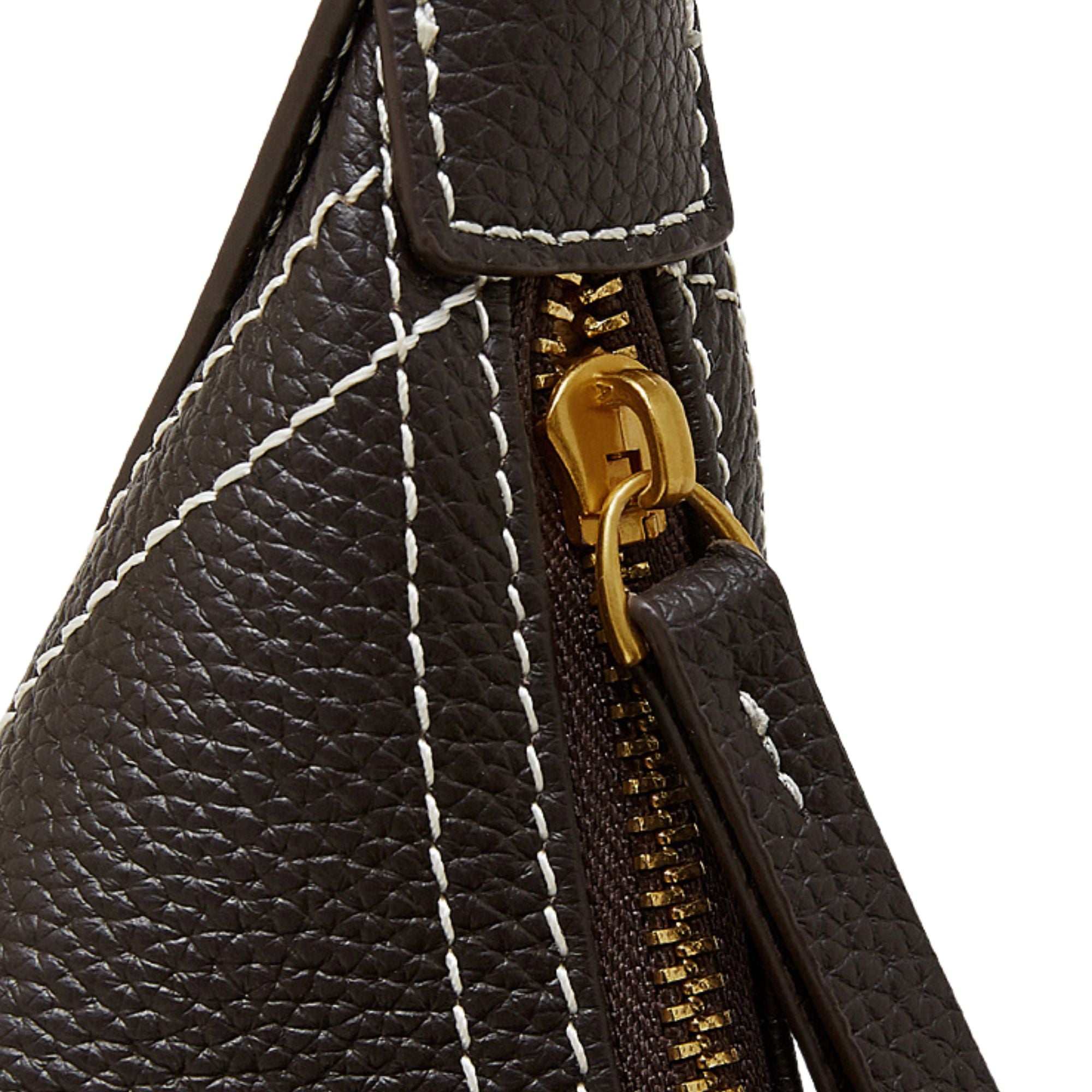 Lunara Top Grain Leather Contrast Hobo