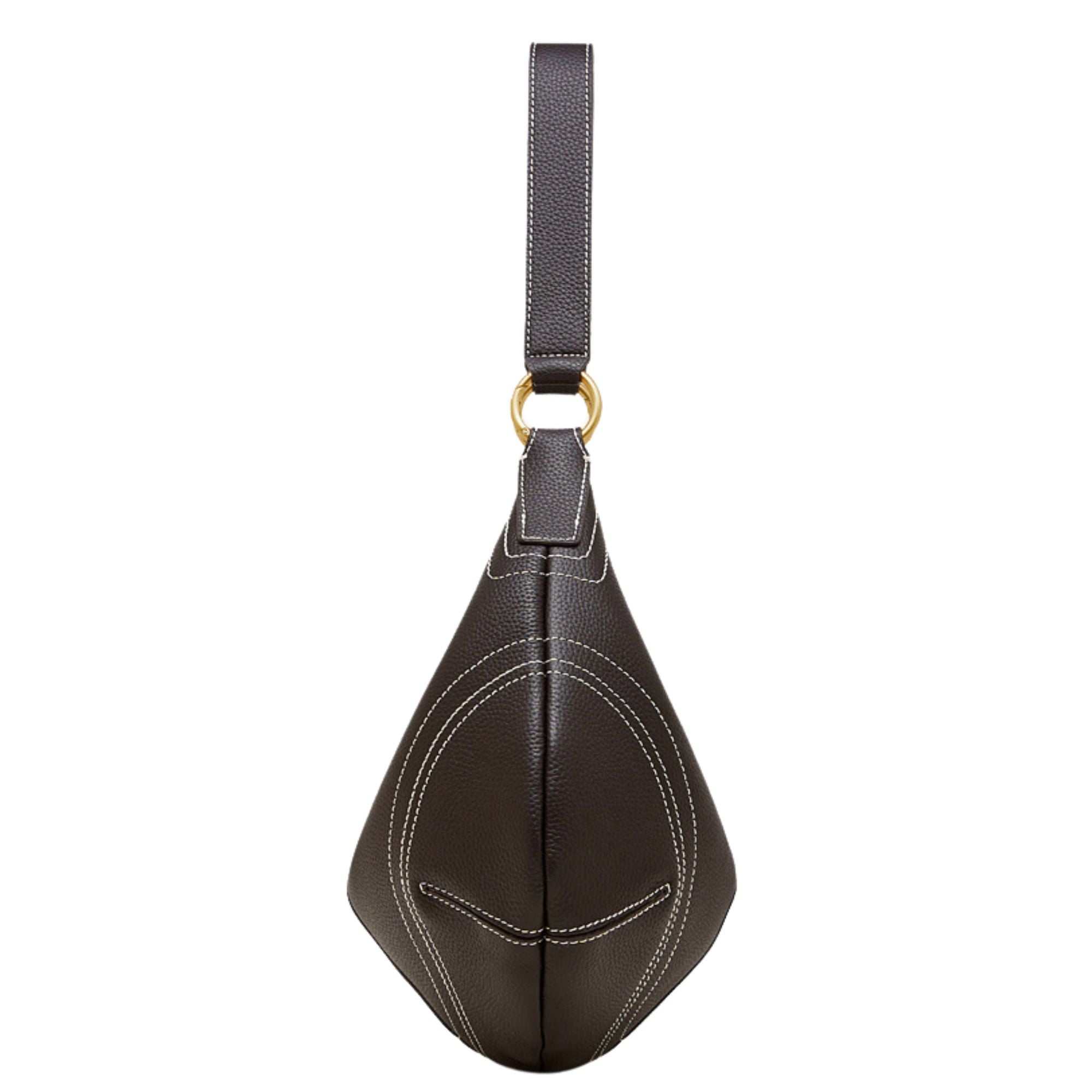 Lunara Top Grain Leather Contrast Hobo