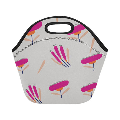 Lunch Bag for Ladies Medium, Pink Lantana