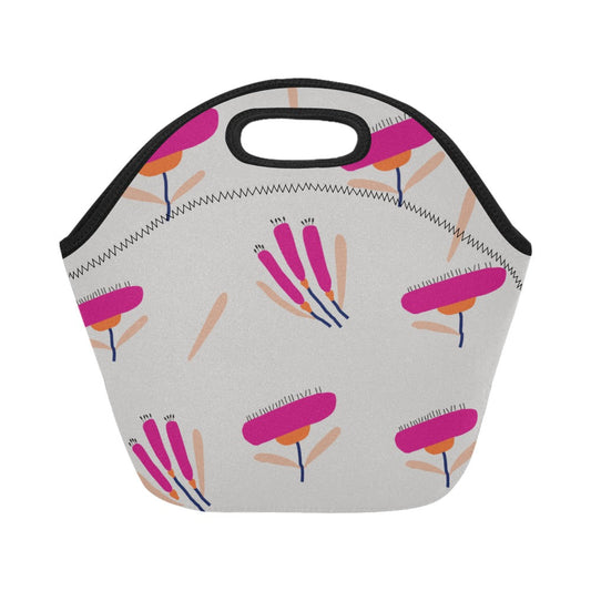 Lunch Bag for Ladies Medium, Pink Lantana