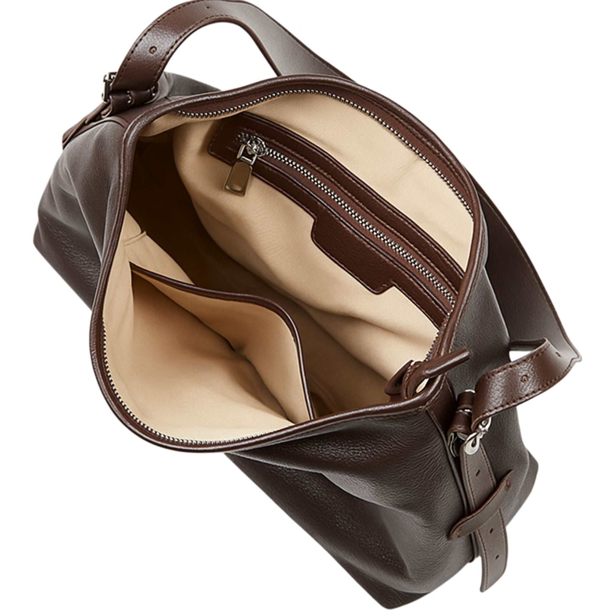 Claridge Simple Leather Hobo