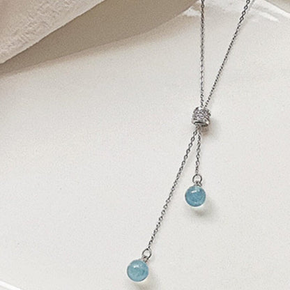 925 Sterling Silver Rose Quartz Necklace