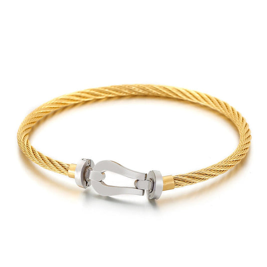 Rose Gold Rope Bracelet