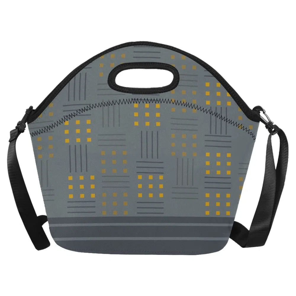 Neoprene lunch bags large, Slate