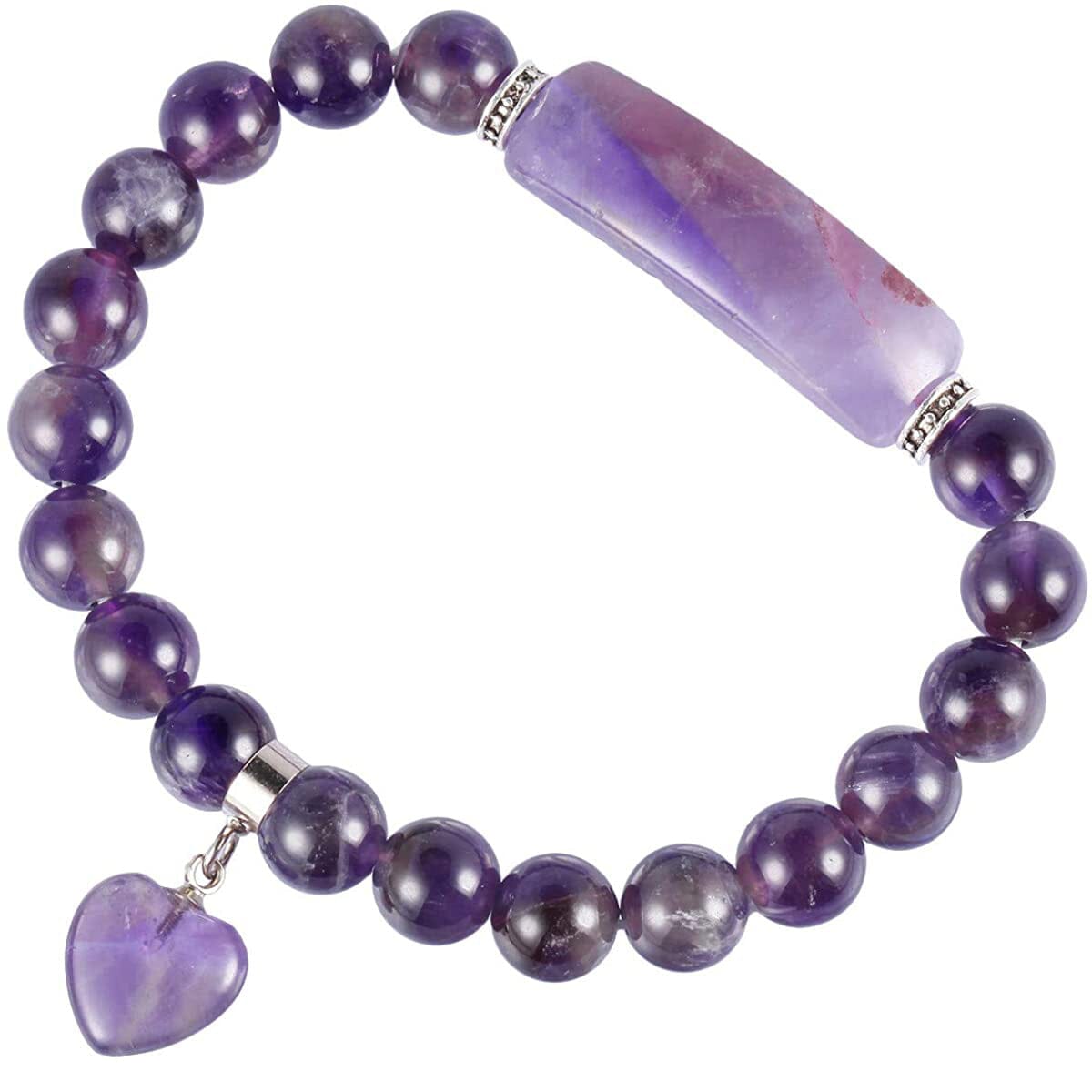 Healing Bead Amethyst Crystal Bracelet