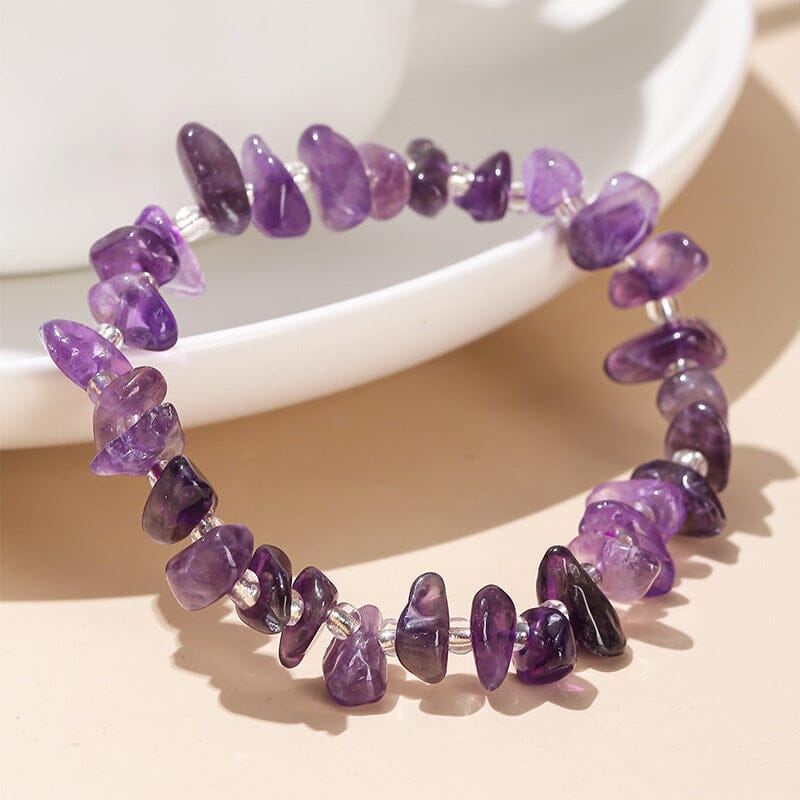 Purple Crystal Amethyst Bracelet