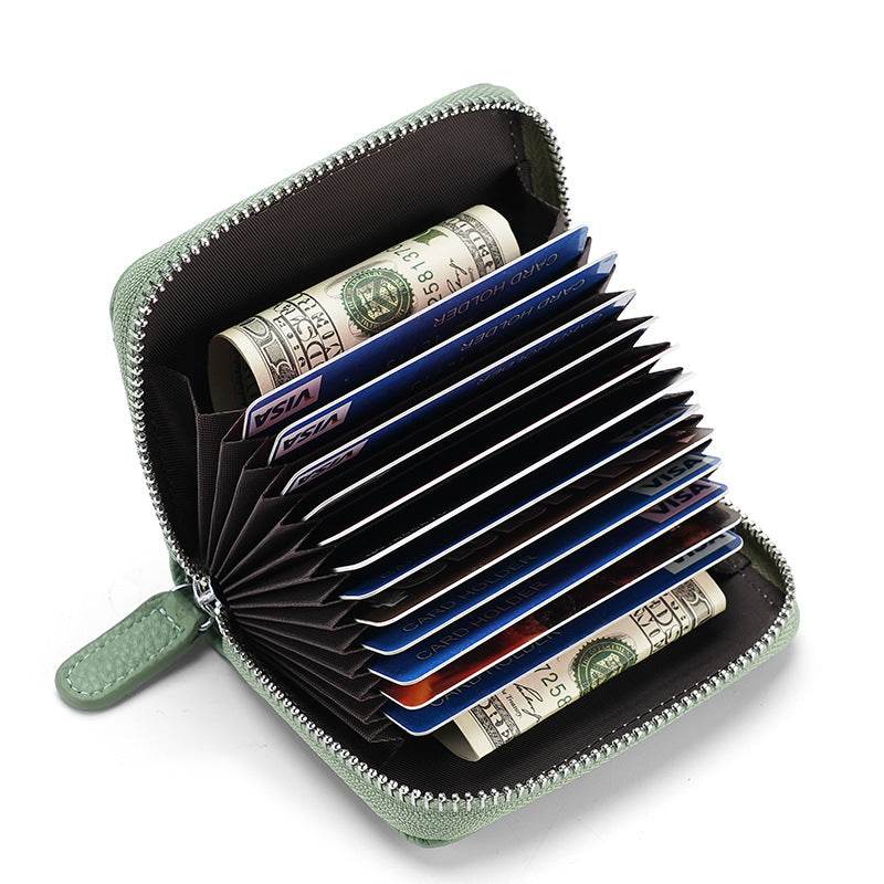 Defender RFID Compact Leather Wallet