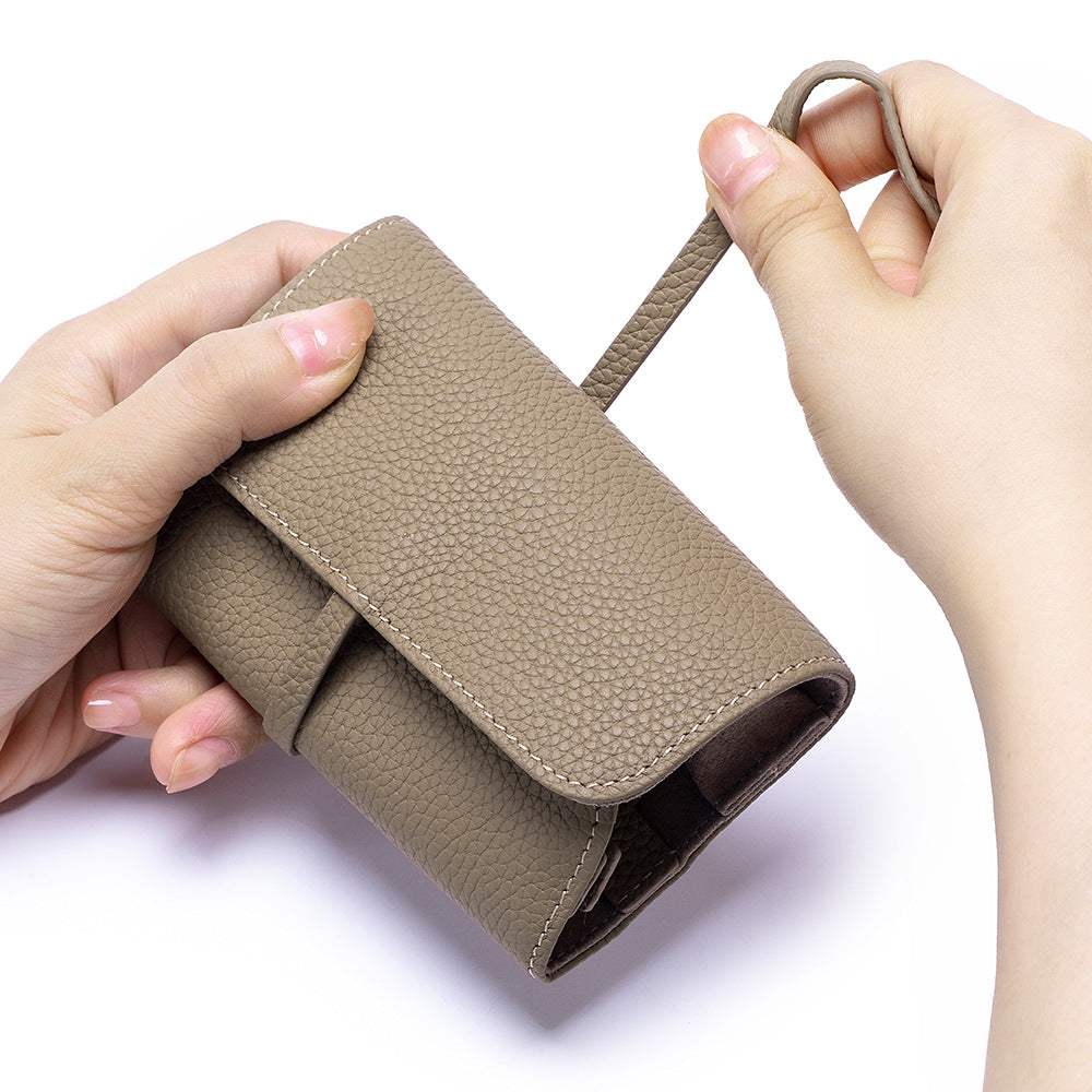 Journey Leather Jewelry Roll