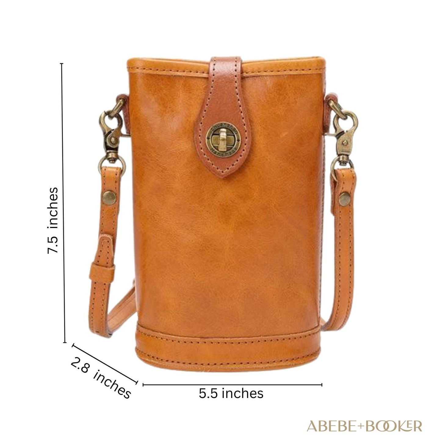 Oil Wax Leather Small Crossbody Bag