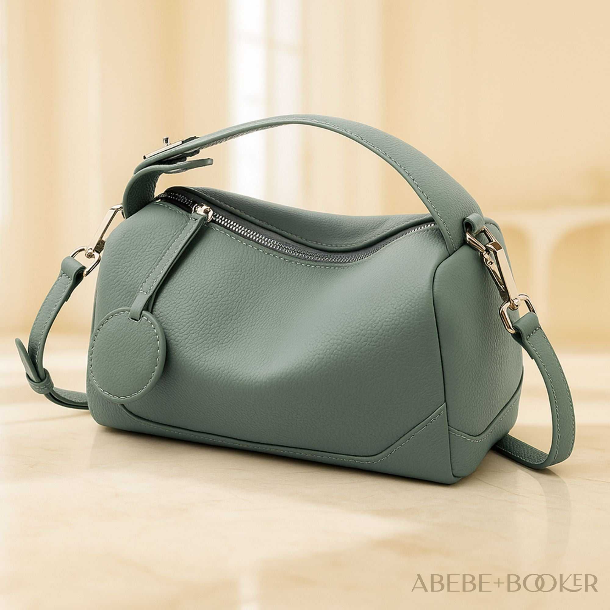 Winslow Petite Lychee Leather Handbag