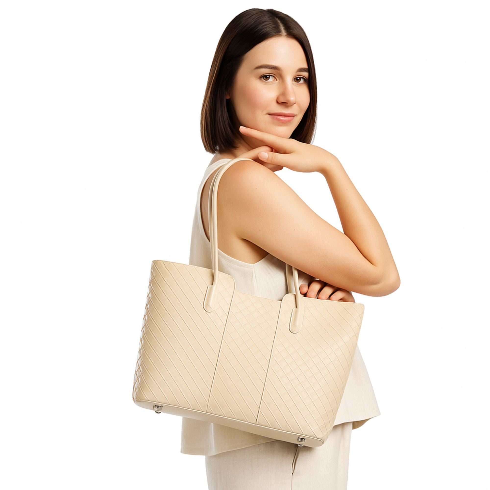 Paloma Woven Leather Tote