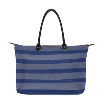 Polyester Purse, Blu Brush-polyester tote bag