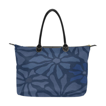 Polyester Purse, Periwinkle-polyester tote bag