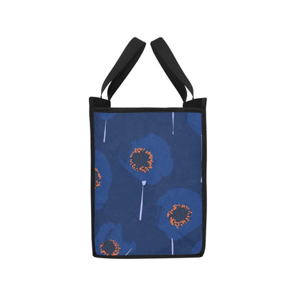 Reusable Grocery Tote Bags, Blue Amsonia