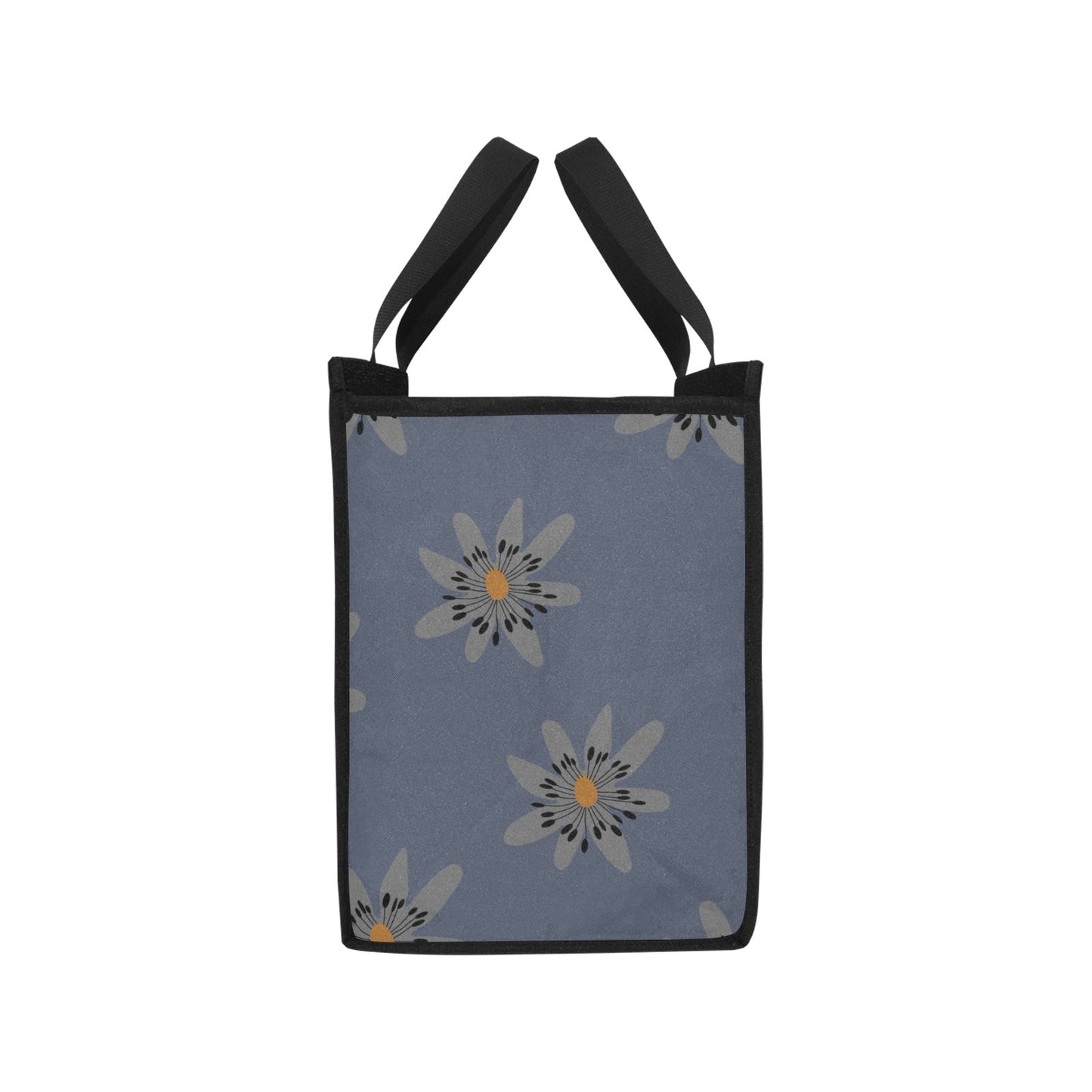 Reusable Grocery Tote Bags, Blue Dandelion