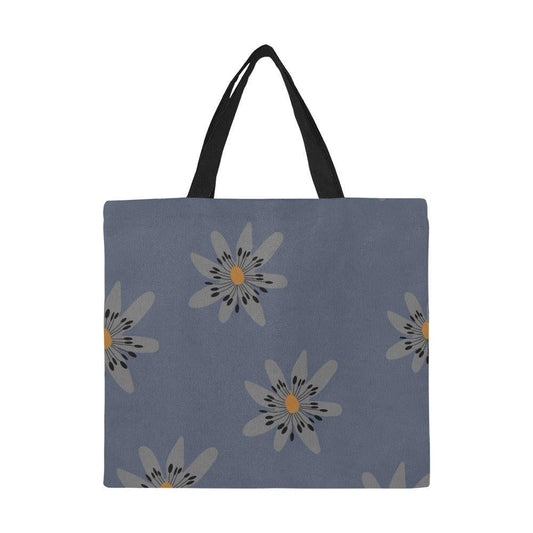 Reusable Shopper Bag, Blue Dandelion