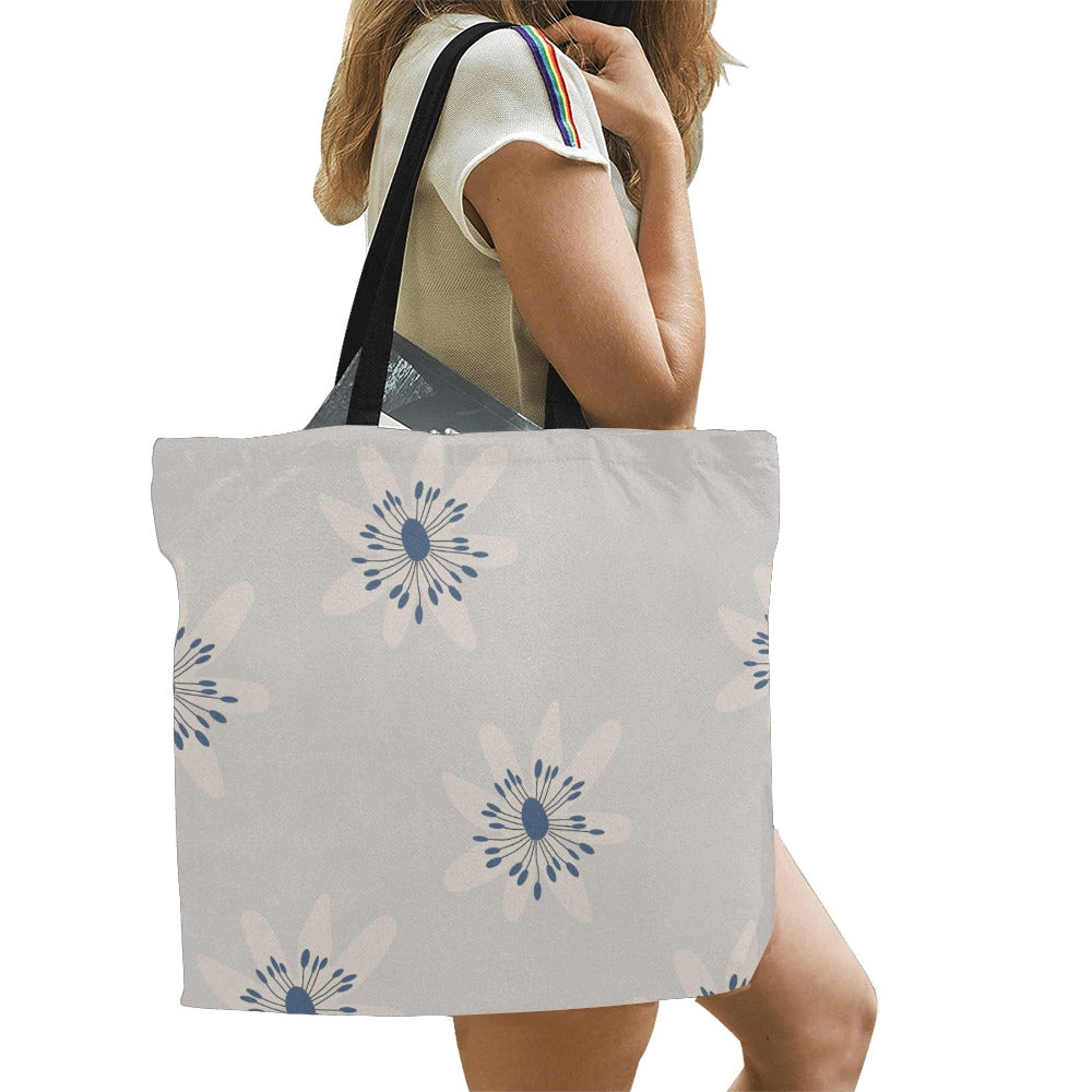 Reusable Shopper Bag, Ecru Dandelion