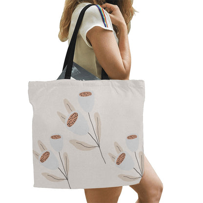 Reusable Shopper Bag, Grey Tulip