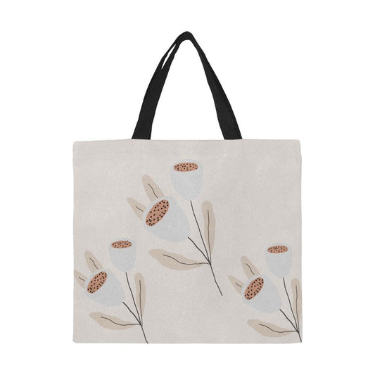 Reusable Shopper Bag, Grey Tulip