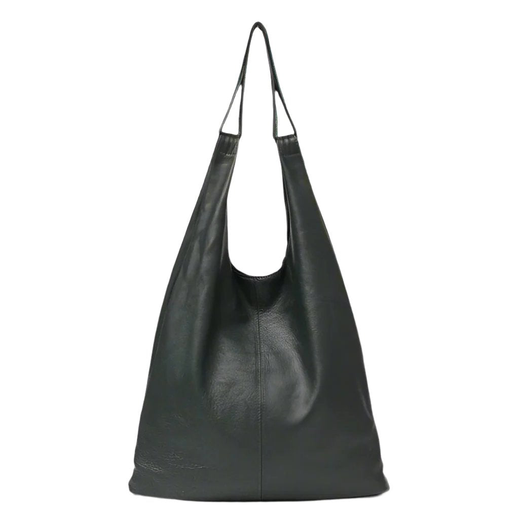 Slouchy Leather Hobo Bag