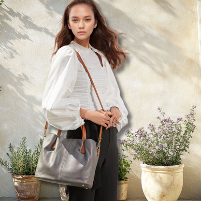 Soft Luxe Genuine Leather Handbag