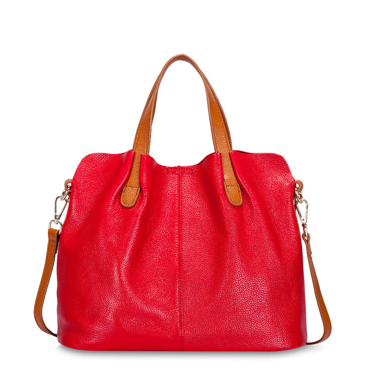 Soft Luxe Genuine Leather Handbag