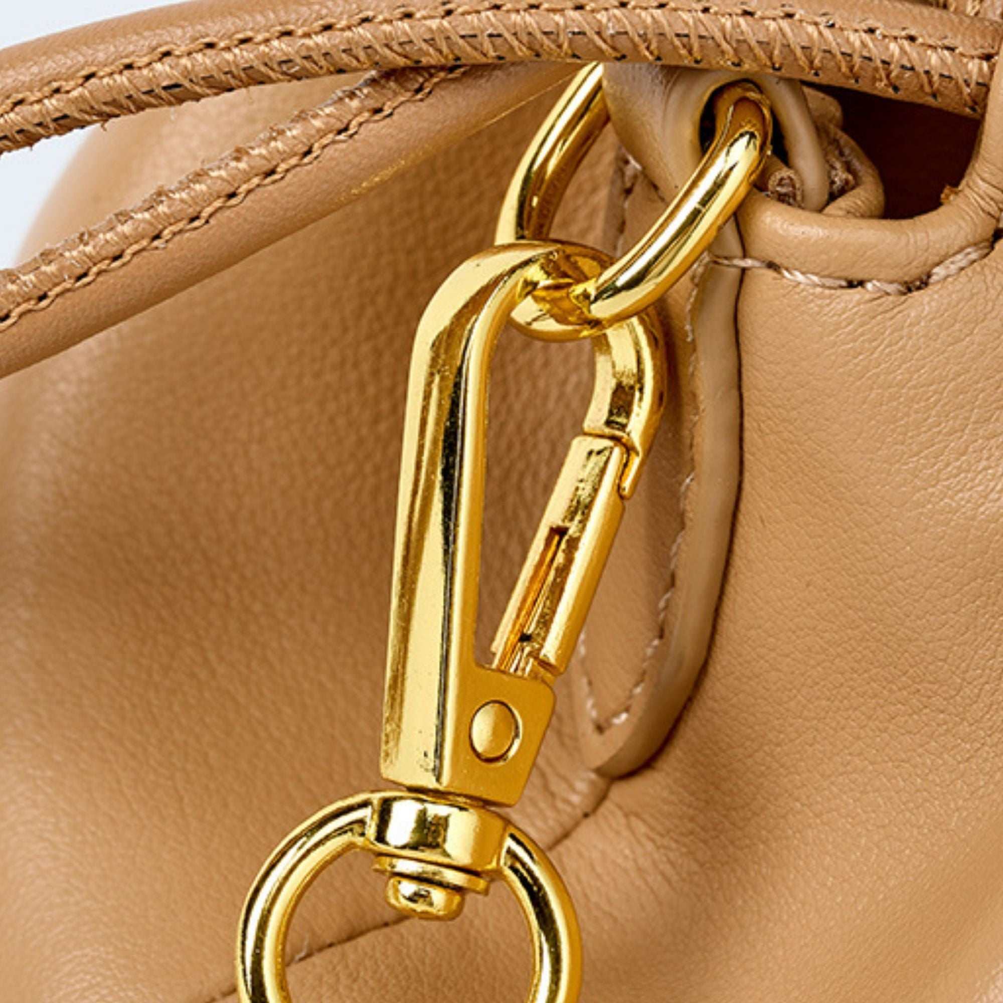 Bramley  Leather Drawstring Bag