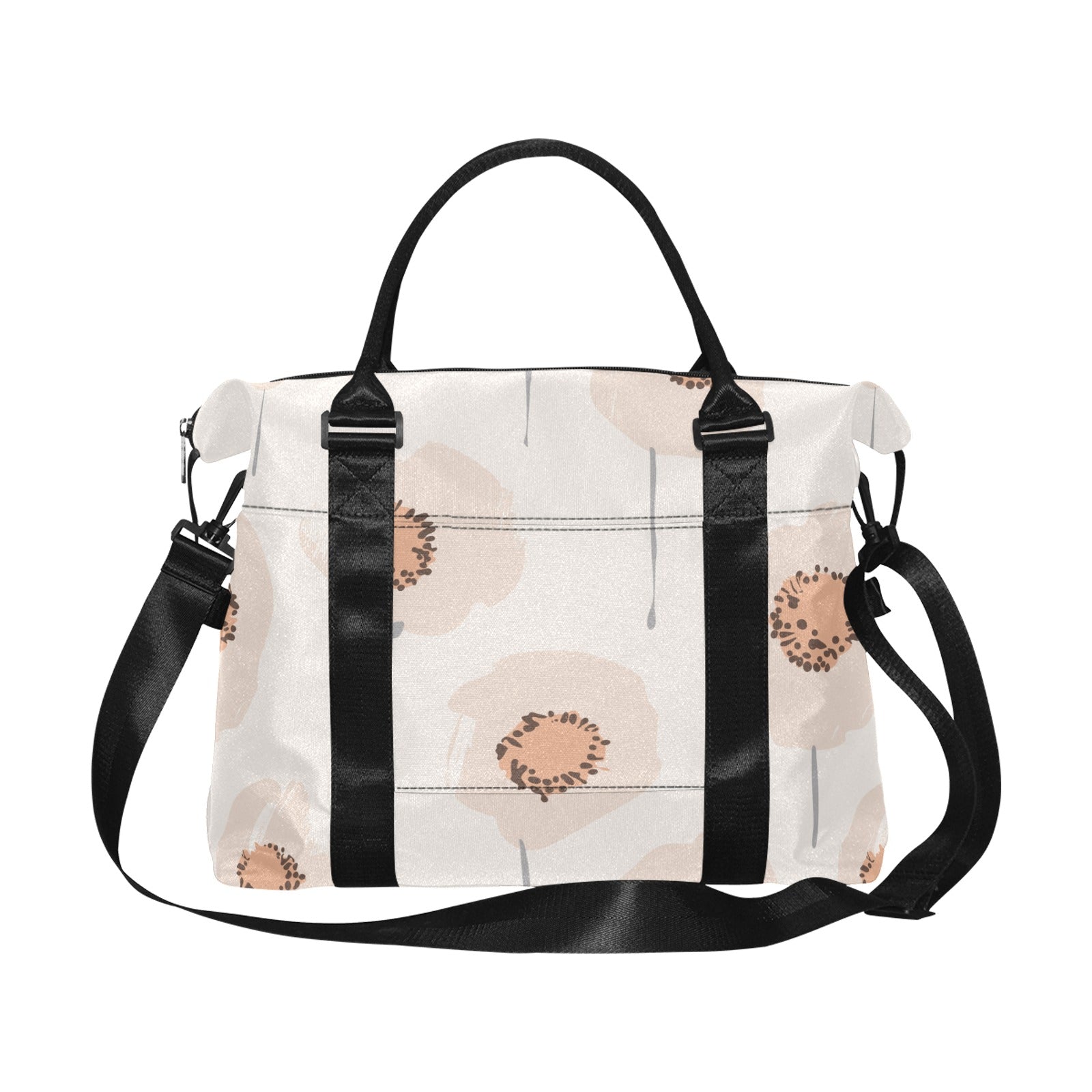 Travel Bag With Trolley Sleeve, Peach Poppy