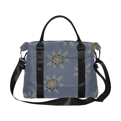 Travel Bag with Trolley Sleeve, Blue Dandelion