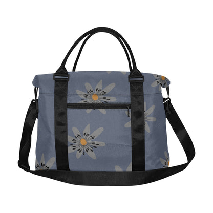 Travel Bag with Trolley Sleeve, Blue Dandelion