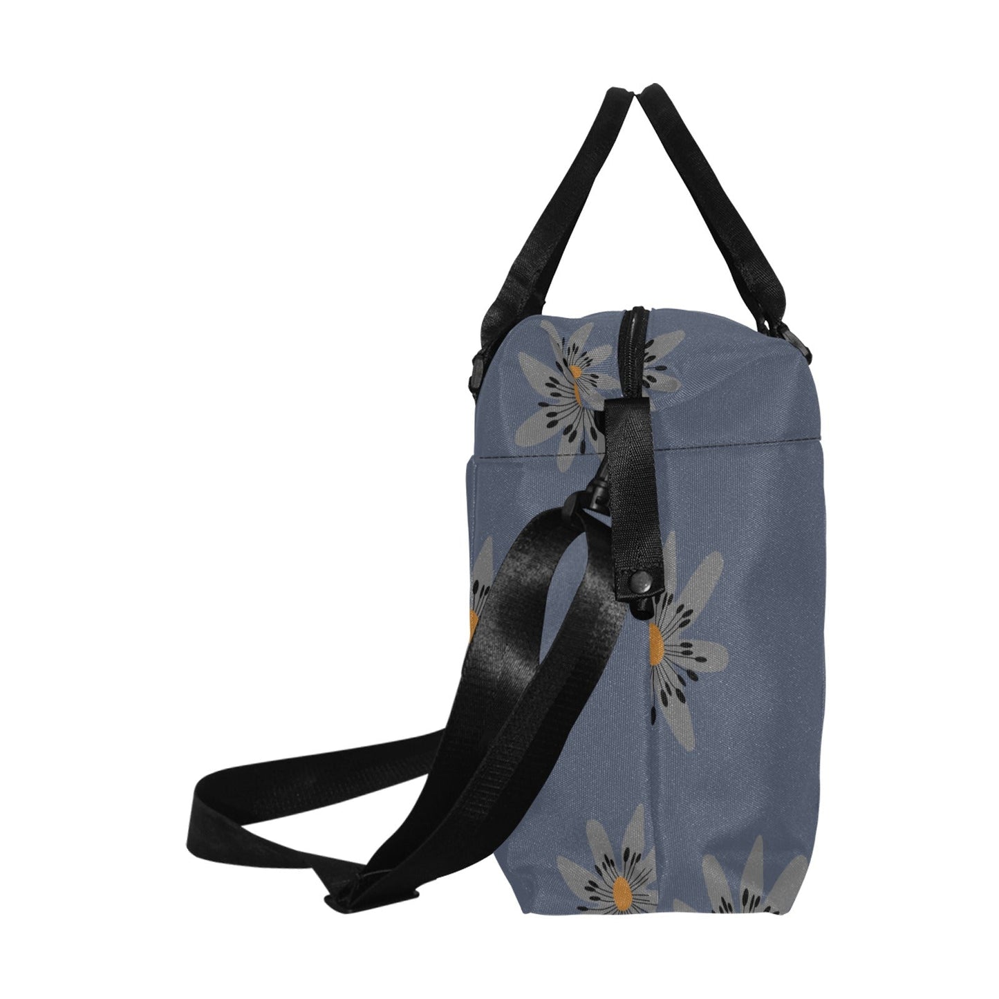 Travel Bag with Trolley Sleeve, Blue Dandelion