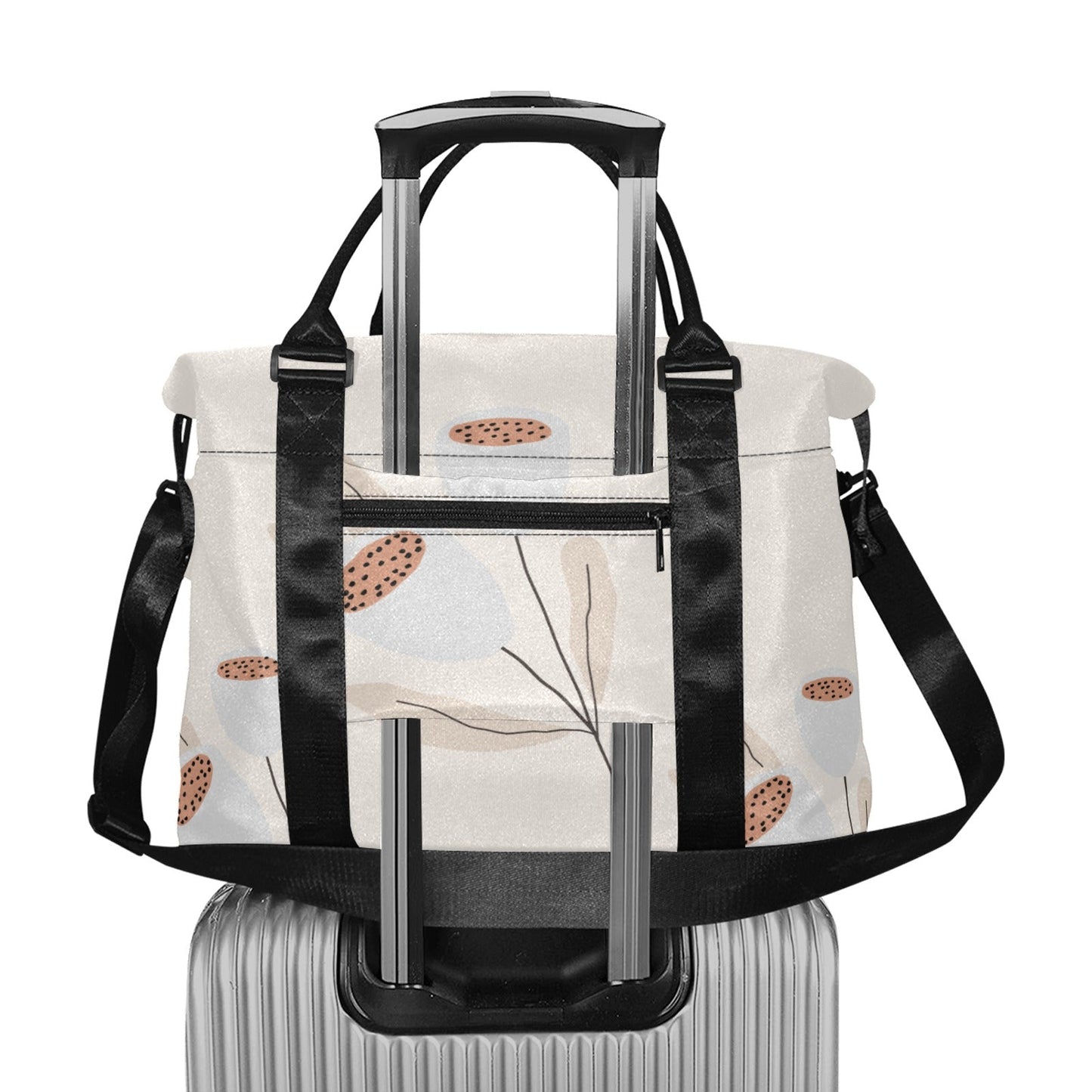 Travel Bag with Trolley Sleeve, Grey Tulip