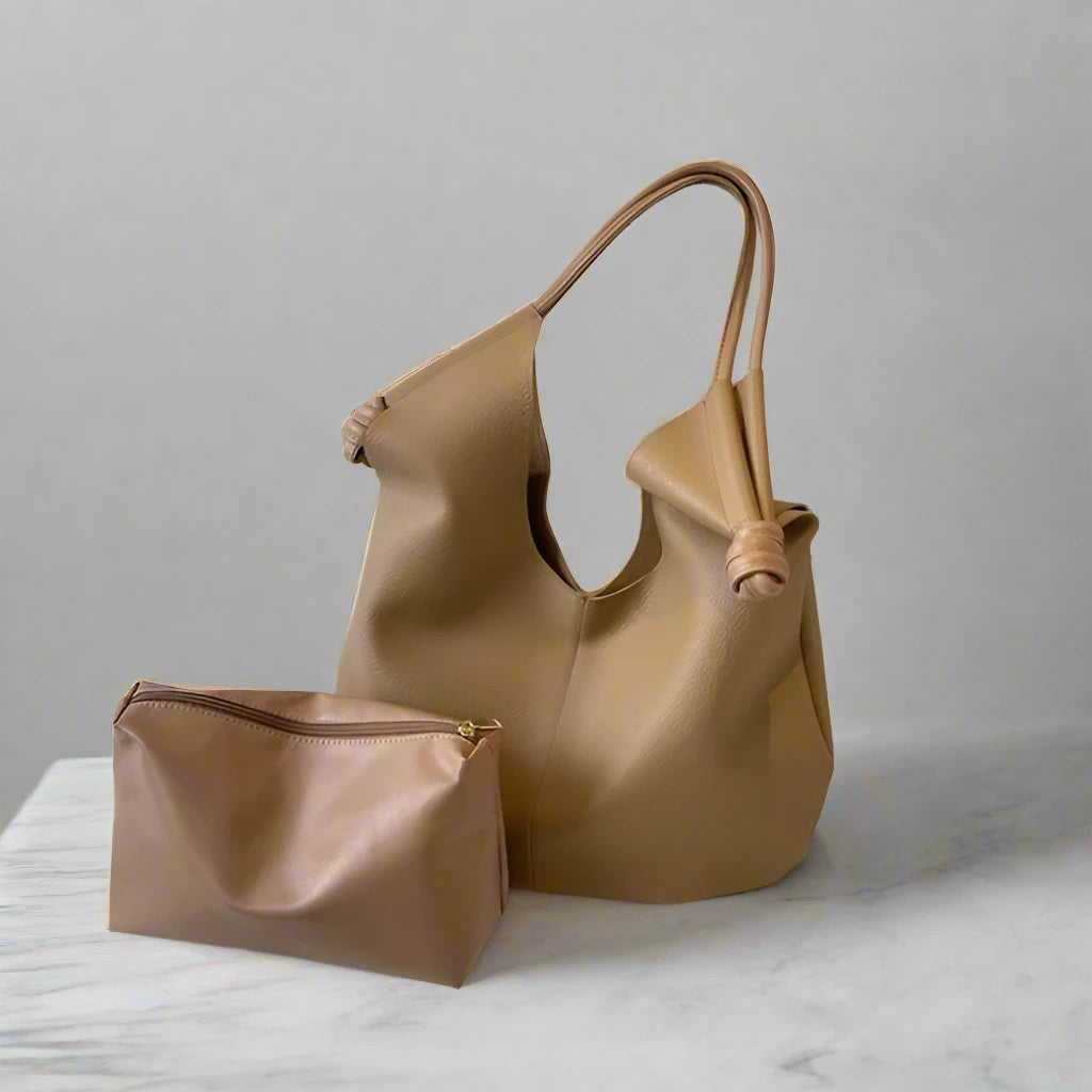 Vegan Leather Catch All Tote