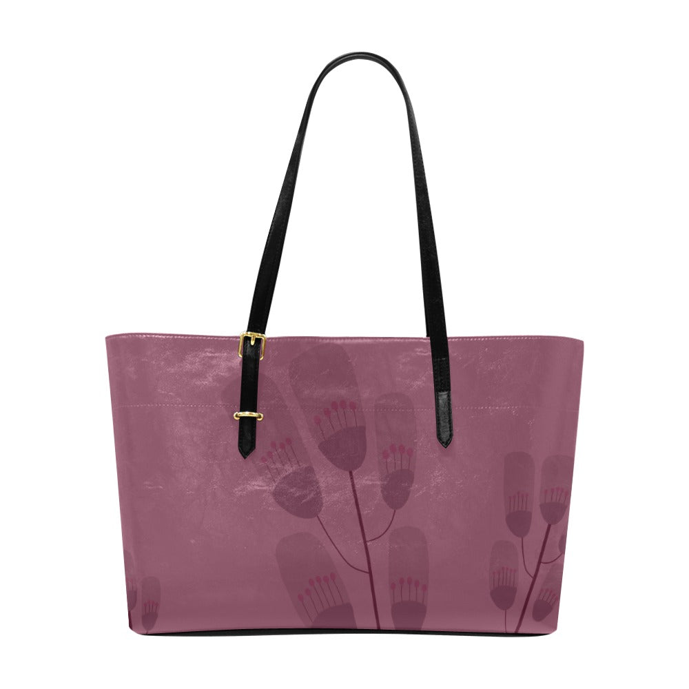 Vegan Leather Floral Handbag, Rosebell