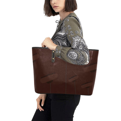 Vegan Leather Tote Bag